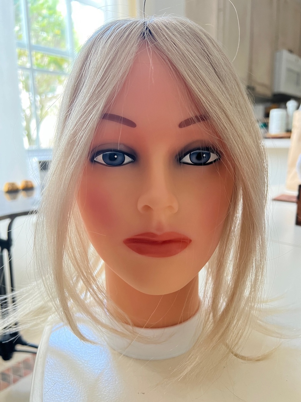Human hair topper